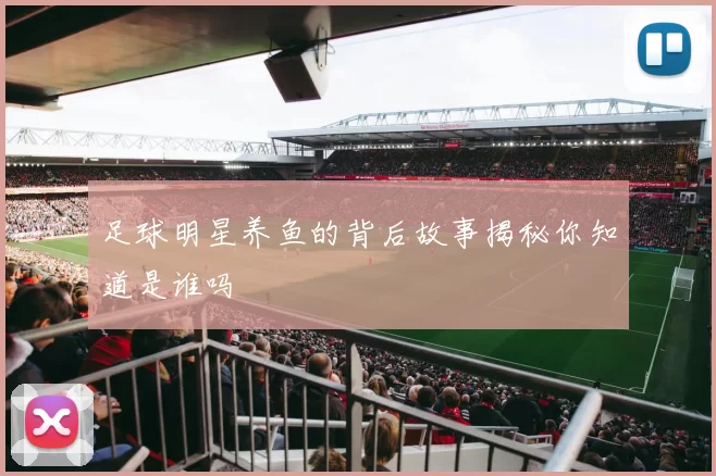 足球明星养鱼的背后故事揭秘你知道是谁吗