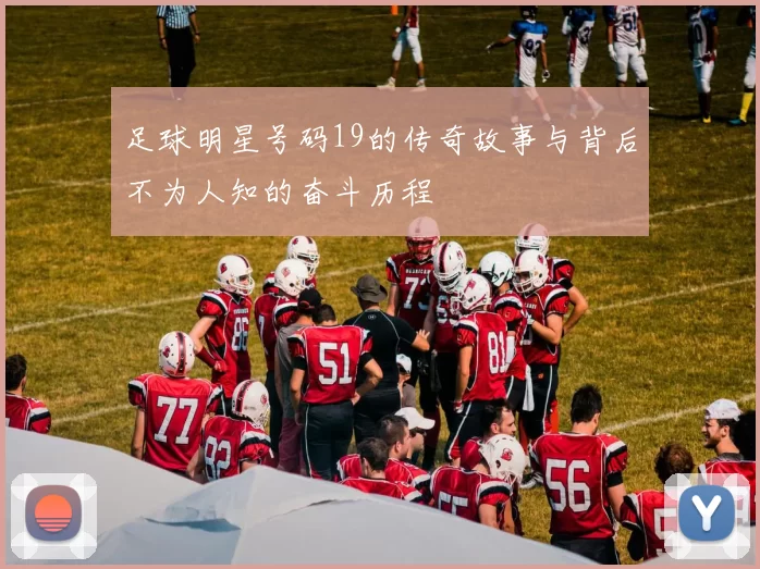 足球明星号码19的传奇故事与背后不为人知的奋斗历程
