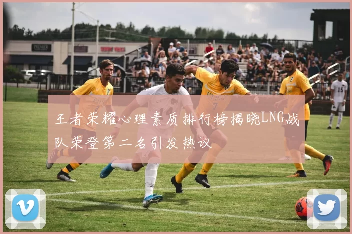 王者荣耀心理素质排行榜揭晓LNG战队荣登第二名引发热议